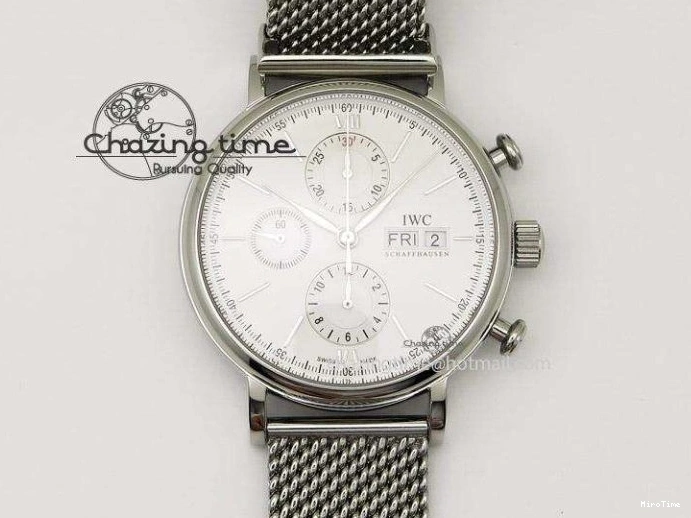 MIROTIME 0724 Mark XVIII IW327010 SS M+F 1:1 Best Edition Blue Dial on Brown Leather Strap A Resilient 7051